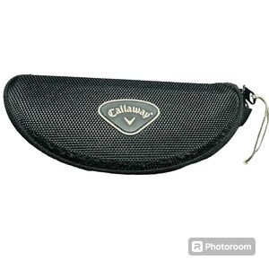Callaway Zippered Sunglasses Case with Carabiner. Pre-Owned